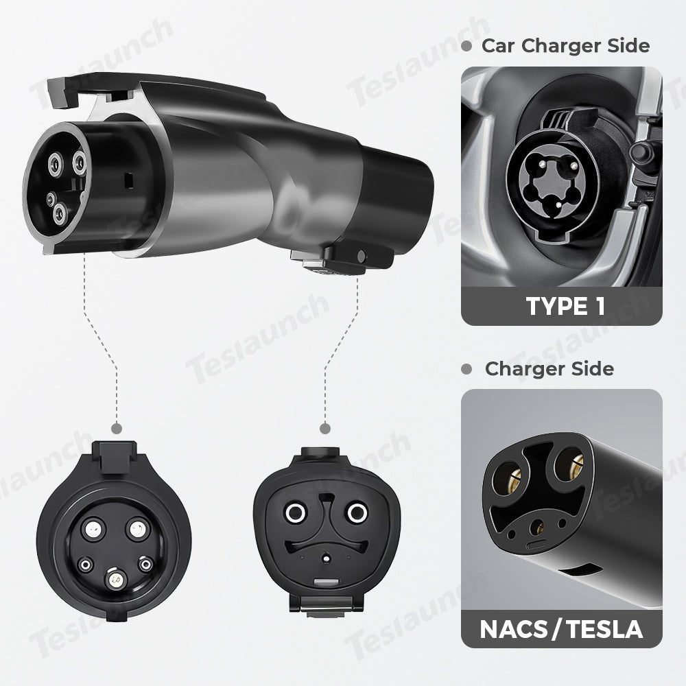 Tesla to J1772 Adapter for Tesla Model 3/Y/S/X/Cybertruck