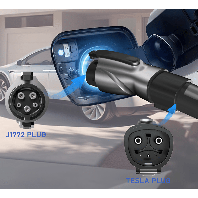 Tesla to J1772 Adapter for Tesla Model 3/Y/S/X/Cybertruck