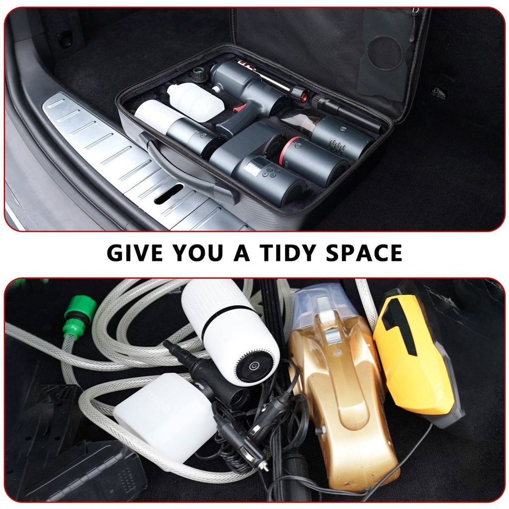Miroken x BAYU All in One Multifunctional Car Kit - Car Washer, Air Pump, Vacuum Cleaner, Glare Flashlight, Mobile Phone Charger