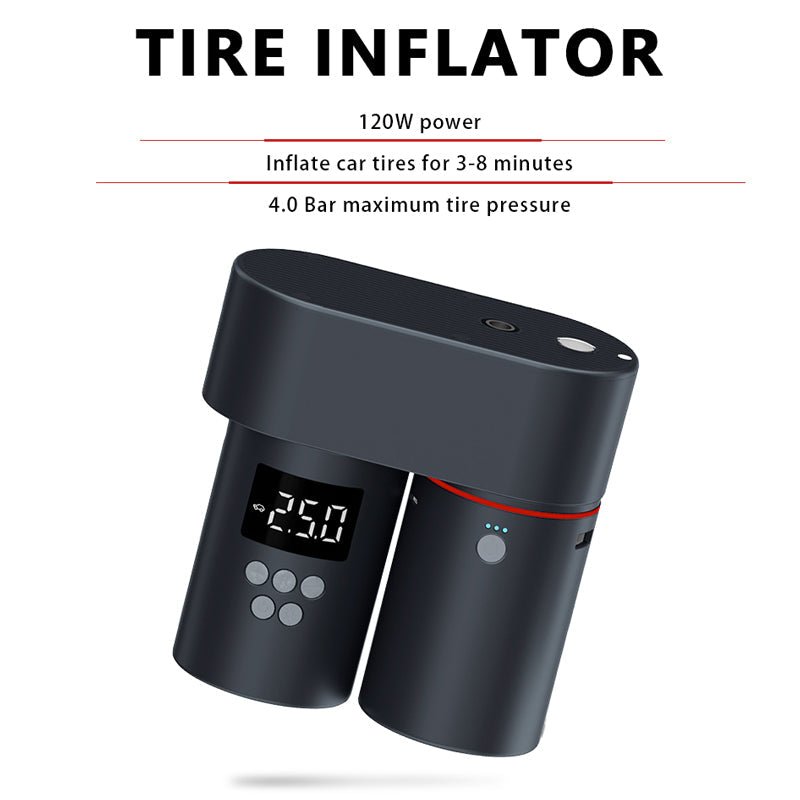 Miroken x BAYU All in One Multifunctional Car Kit - Car Washer, Air Pump, Vacuum Cleaner, Glare Flashlight, Mobile Phone Charger
