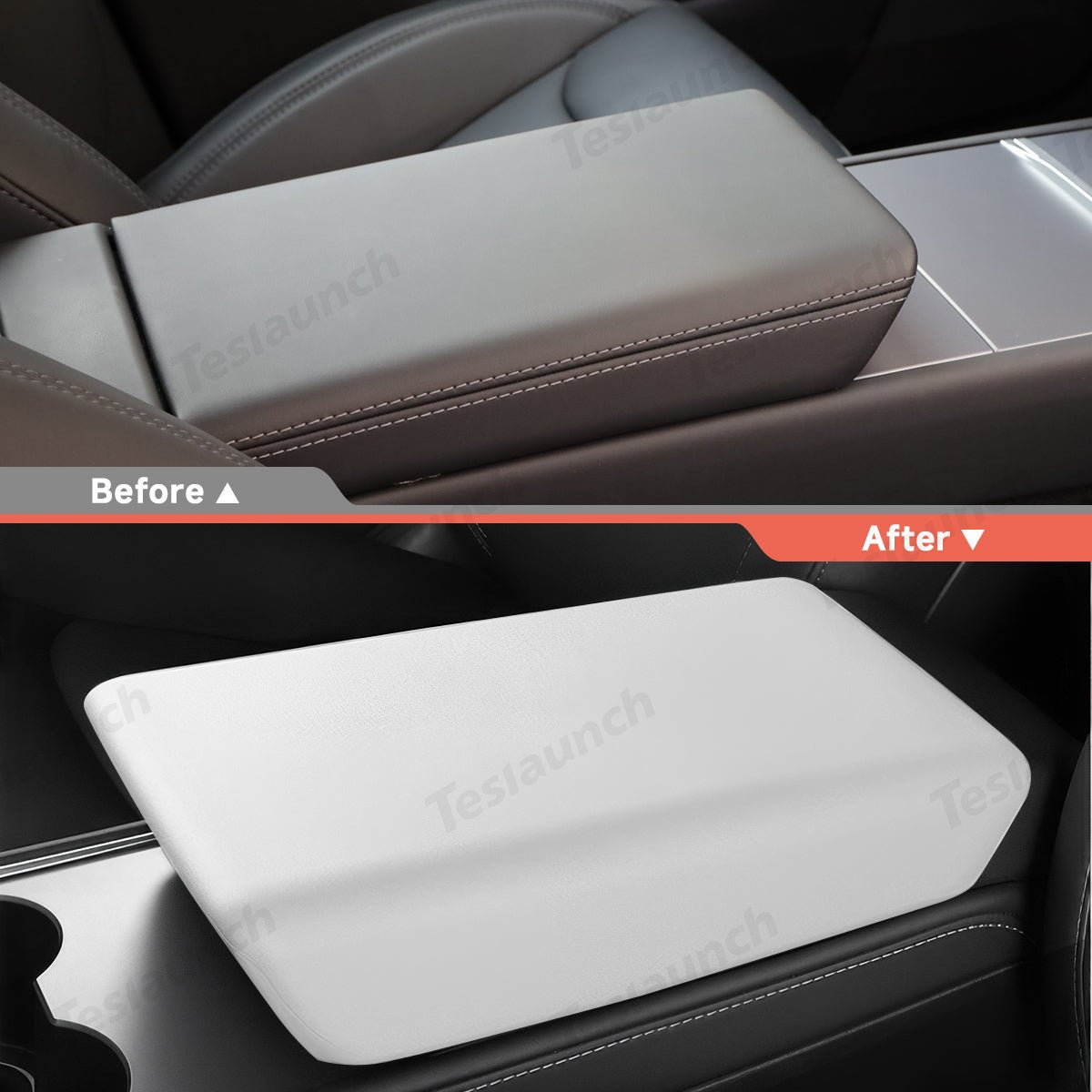 TPE Center Console Armrest Cover for Tesla Model Y Juniper 2025+