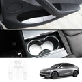 TPE Door Storage & Cup Holder Mats for Tesla Model Y Juniper 2025+
