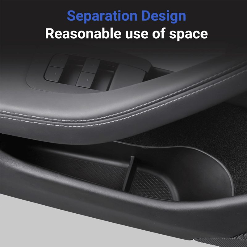 TPE Side Door Storage Box for Tesla Model Y/S/X/Model 3 Highland