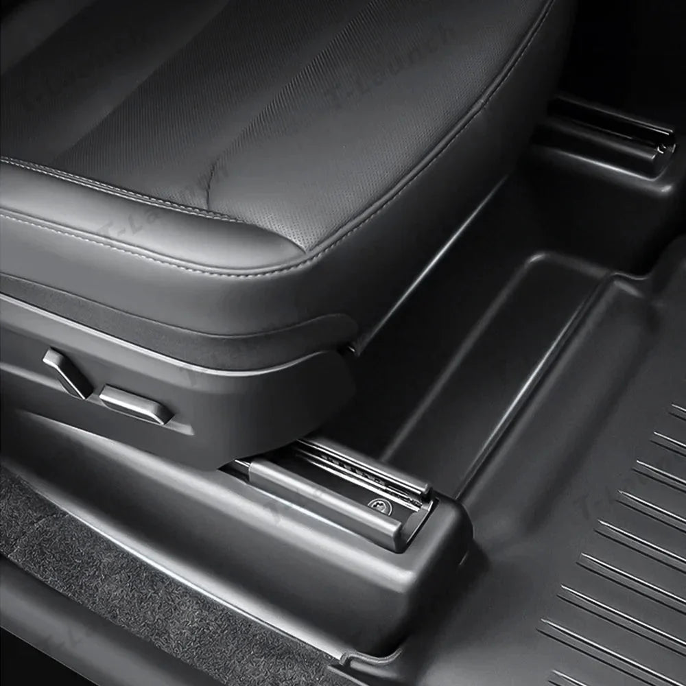 TPE Under-Seat Corner Anti-Kick Covers for Tesla Model Y Juniper 2025+