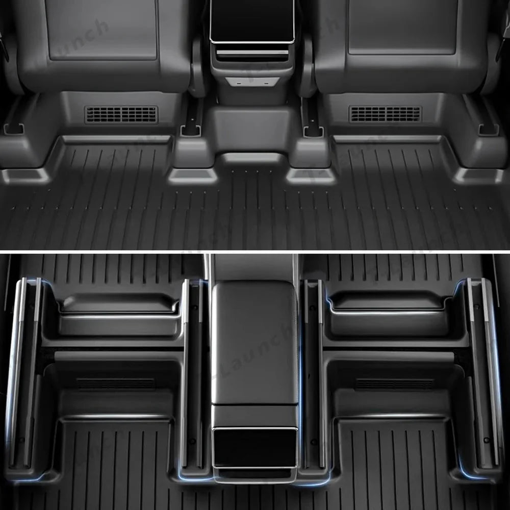 TPE Under-Seat Corner Anti-Kick Covers for Tesla Model Y Juniper 2025+