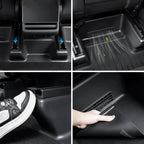 TPE Under-Seat Corner Anti-Kick Covers for Tesla Model Y Juniper 2025+