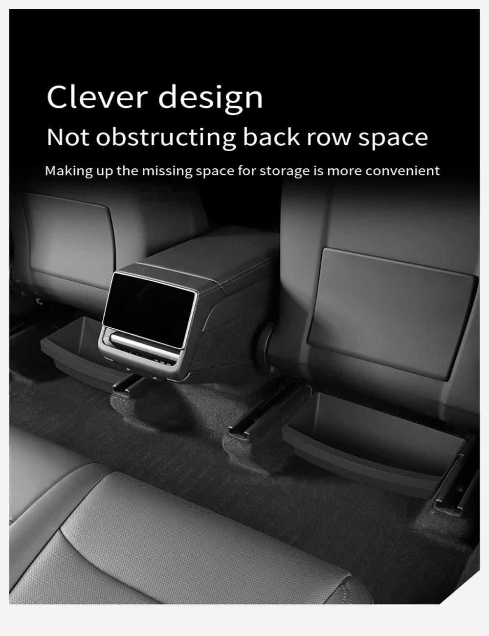 TPE Under Seat Storage Box for Model Y Juniper | Miroken