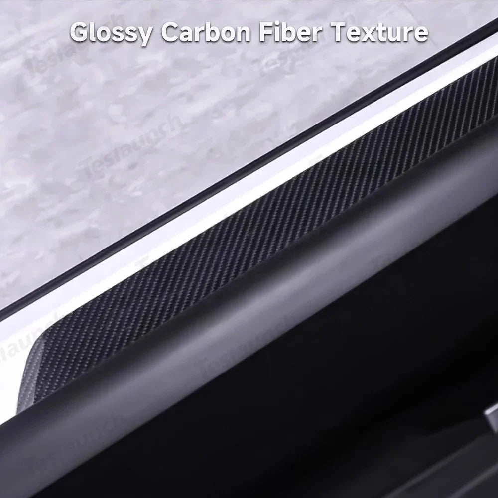 Transparent TPU Door Sill Protector Film for Tesla Model Y Juniper 2025+