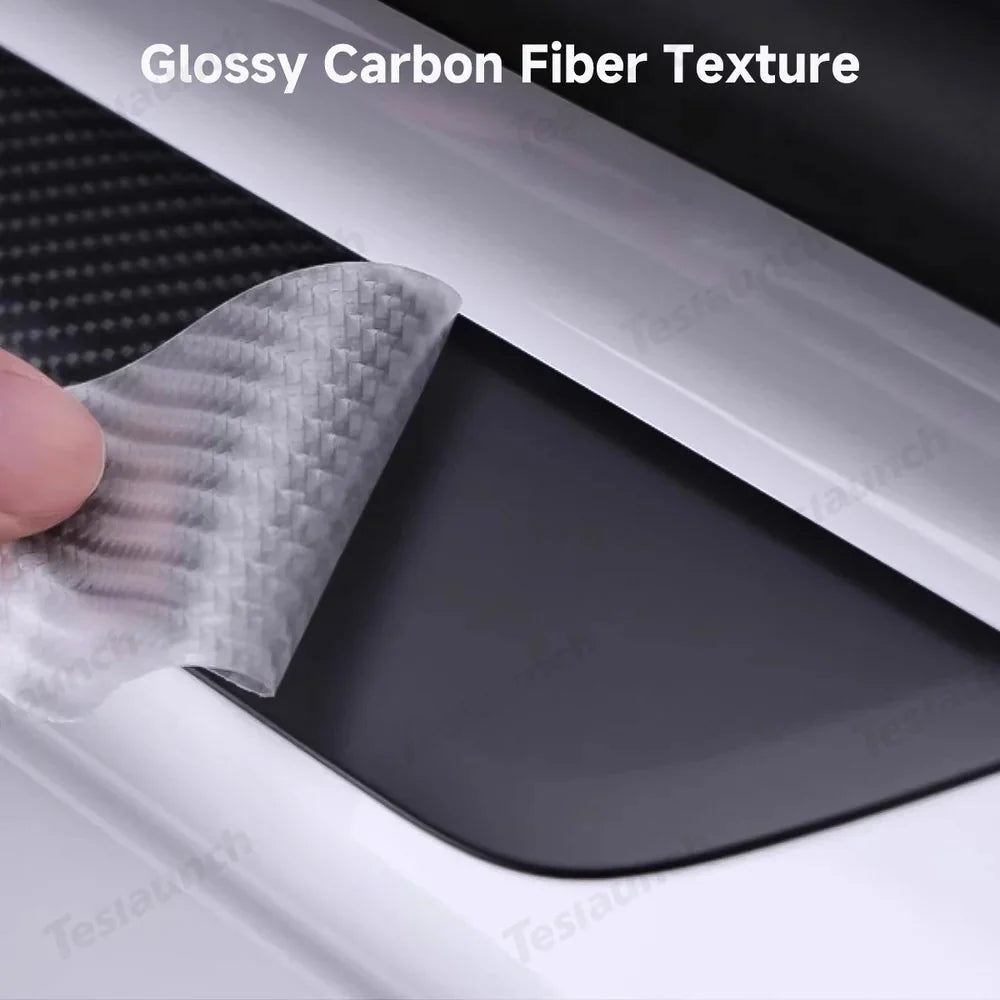 Transparent TPU Door Sill Protector Film for Tesla Model Y Juniper 2025+
