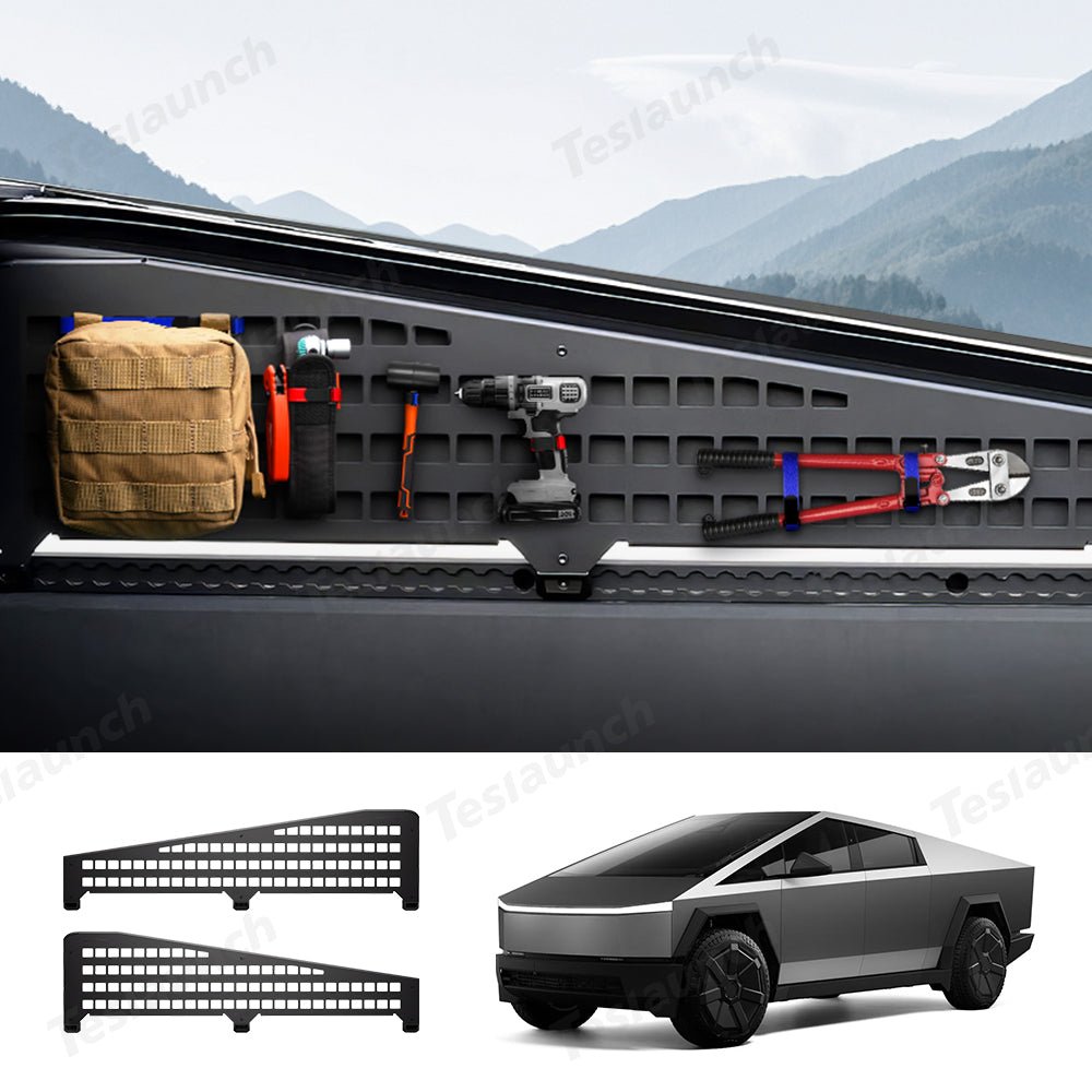 Truck Bed L-Track Molle Panels for Tesla Cybertruck