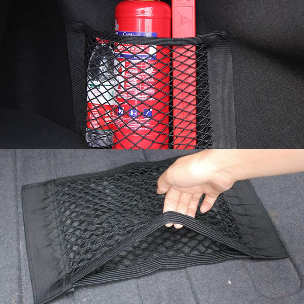 Trunk Mesh Cargo Net Storage Bag Fixed Net Bag For Tesla Model 3/Y/S/X