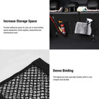 Trunk Mesh Cargo Net Storage Bag Fixed Net Bag For Tesla Model 3/Y/S/X