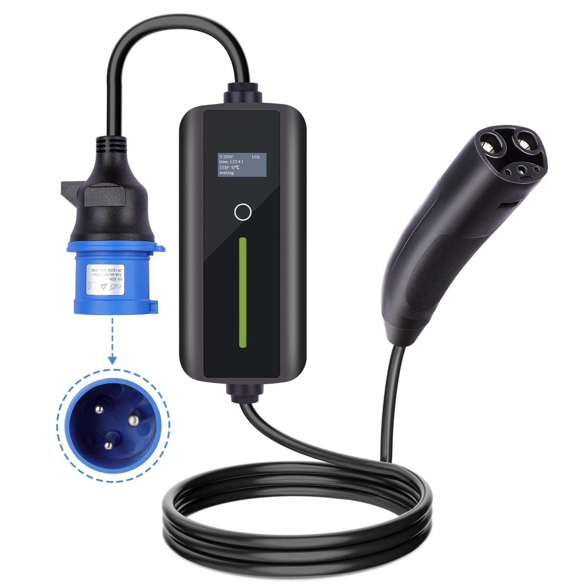 TSL 7KW 32A Car Charger EU Standard Power Supply