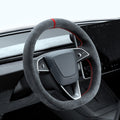 Miroken Alcantara Steering Wheel Cover for Model Y Juniper / Model 3 Highland / Model YL