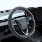 Miroken Alcantara Steering Wheel Cover for Model Y Juniper / Model 3 Highland / Model YL