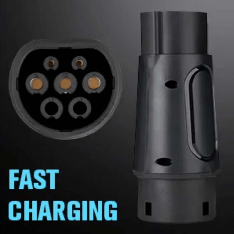 Type 1 to Type 2 EV Charging Adapter