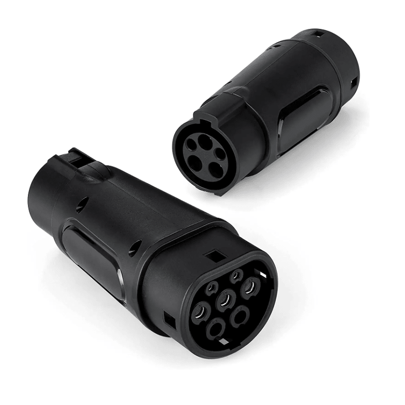Type 1 to Type 2 EV Charging Adapter
