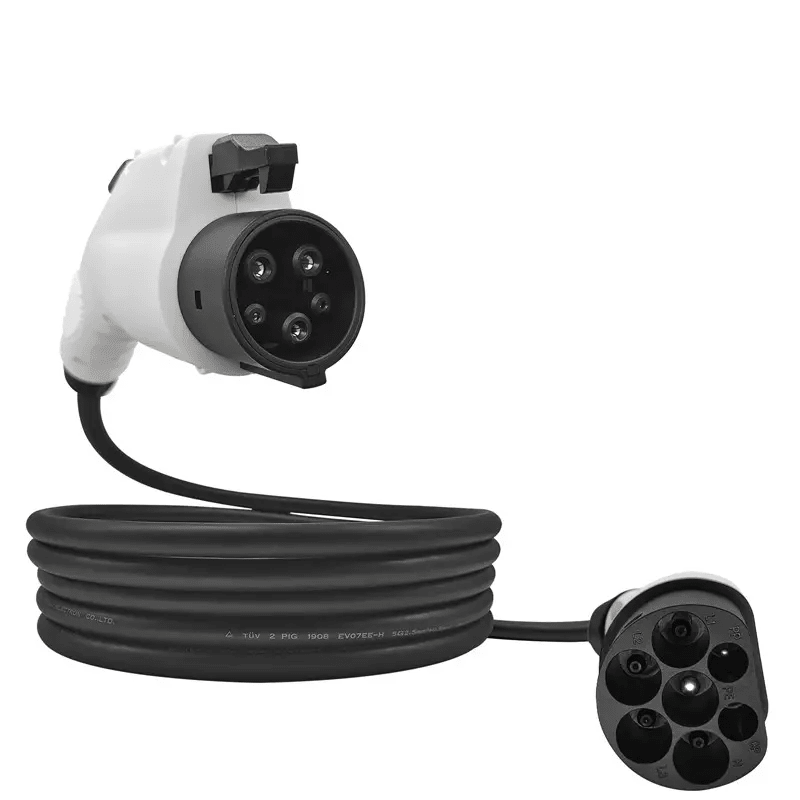 Type 2 Socket to Type 1/J1772 Vehicle EV Charging Cable