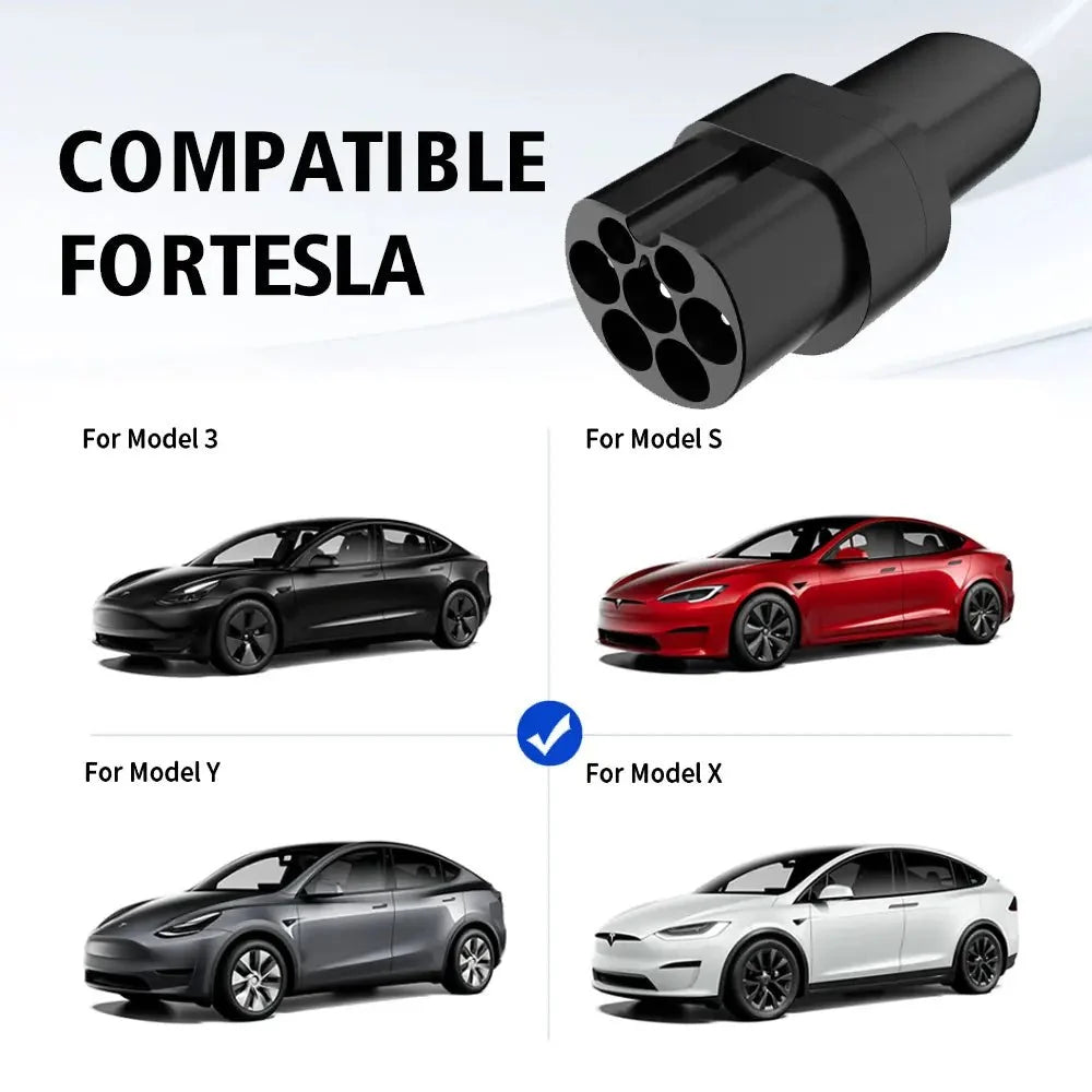 Type 2 to Tesla/NACS  EV Charge Adapter (AC Only)