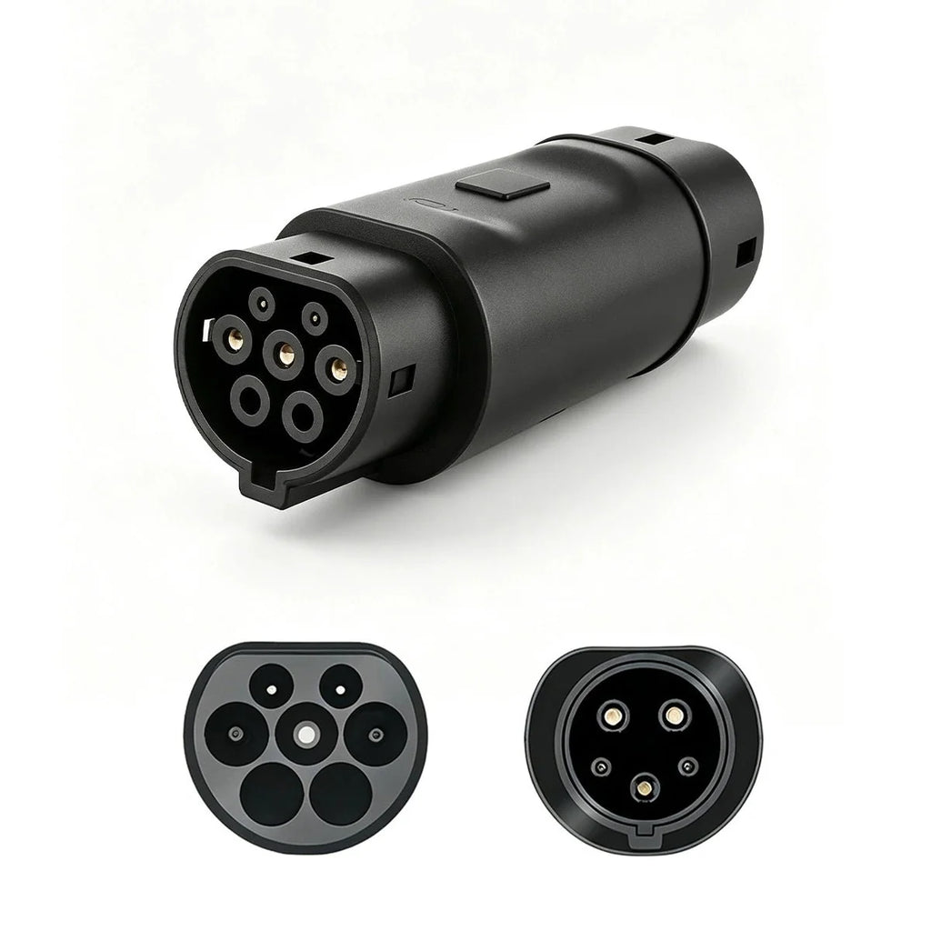 Type 2 to Type 1 EV Charging Adapter