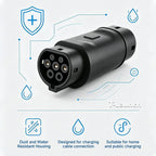 Type 2 to Type 1 EV Charging Adapter