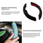 Ultra-thin Alcantara Steering Wheel Cover for Model 3 / Y | Miroken