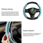 Ultra-thin Alcantara Steering Wheel Cover for Model 3 / Y | Miroken