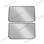 Upgrade Built-In Reflective Ice Crystal + Suede Sunroof Sunshade for Tesla 2024+ Model 3 Highland
