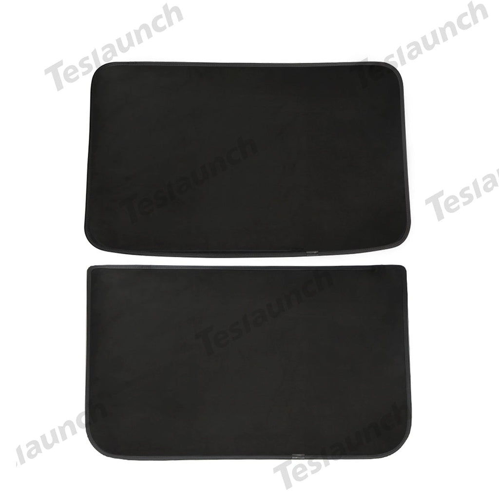 Upgrade Built-In Reflective Ice Crystal + Suede Sunroof Sunshade for Tesla 2024+ Model 3 Highland