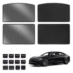 Upgrade Built-in Reflective Sunroof Sunshade for 2021+ Model S- Lightweight Reflective Silver Coated Sun Visor