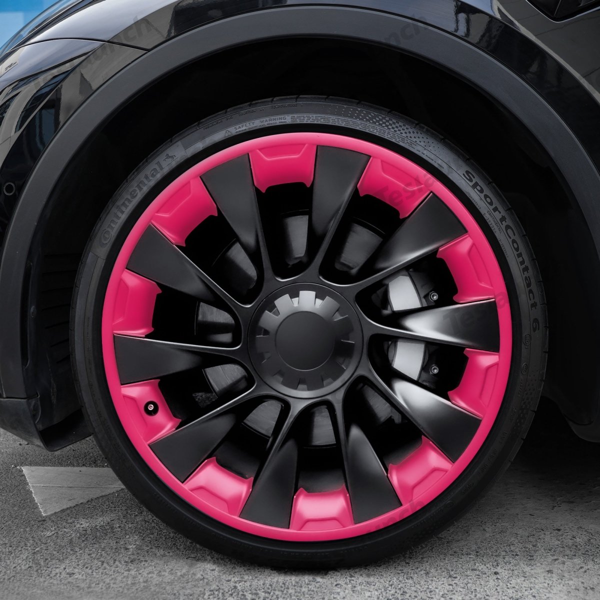 Upgraded All-in-one Mech Style Rim Protector for Model Y 20'' Induction Wheels