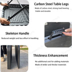 Upgraded Camping Folding Table Travel & Trunk Storage for Tesla Model Y Juniper 2025+