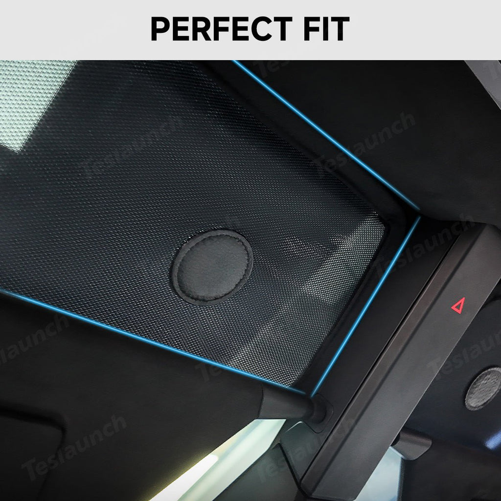 Upper Front Windshield Sunshade Mesh Sun Visor for Cybertruck (2 Pcs)