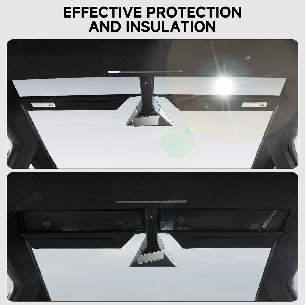 Upper Front Windshield Sunshade Mesh Sun Visor for Cybertruck (2 Pcs)