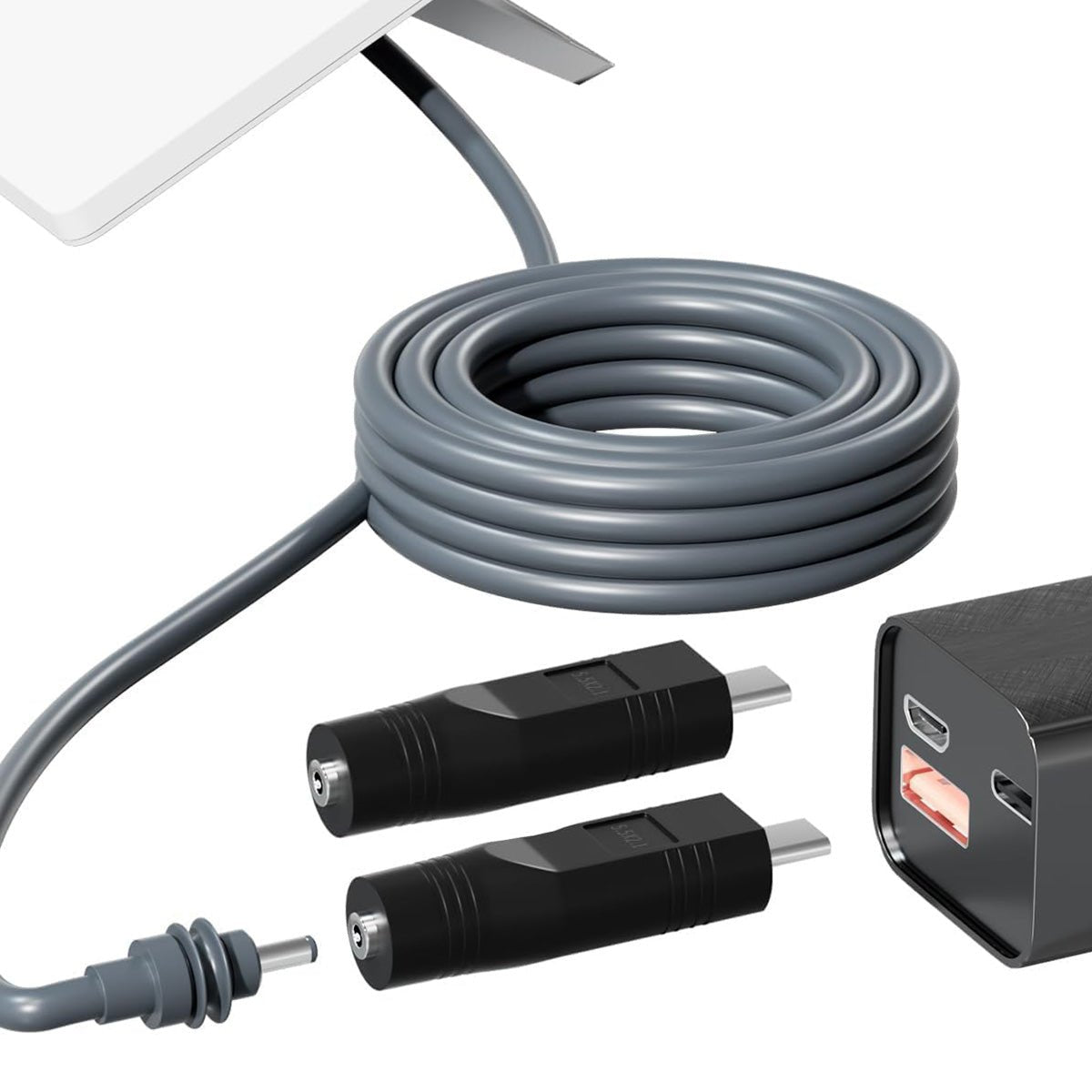 USB-C Male to DC Female Power Cable Adapter for Starlink Mini