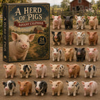Pig Advent Calendar 2026 - 24 Acrylic Pig Hangers