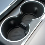 Water Cup Holder Storage Box Console TPE Silicone Holder Cup Holder Insert for Tesla Model Y Juniper 2025+