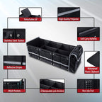 Water & Leakproof Large Collapsible Trunk Organizer For Tesla Model S/X/3/Y/Cybertruck