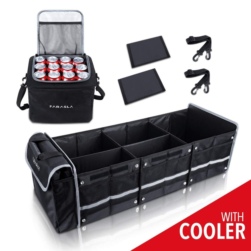 Water & Leakproof Large Collapsible Trunk Organizer For Tesla Model S/X/3/Y/Cybertruck