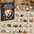 Westie Advent Calendar 2026 - 24 Westie Christmas Ornaments