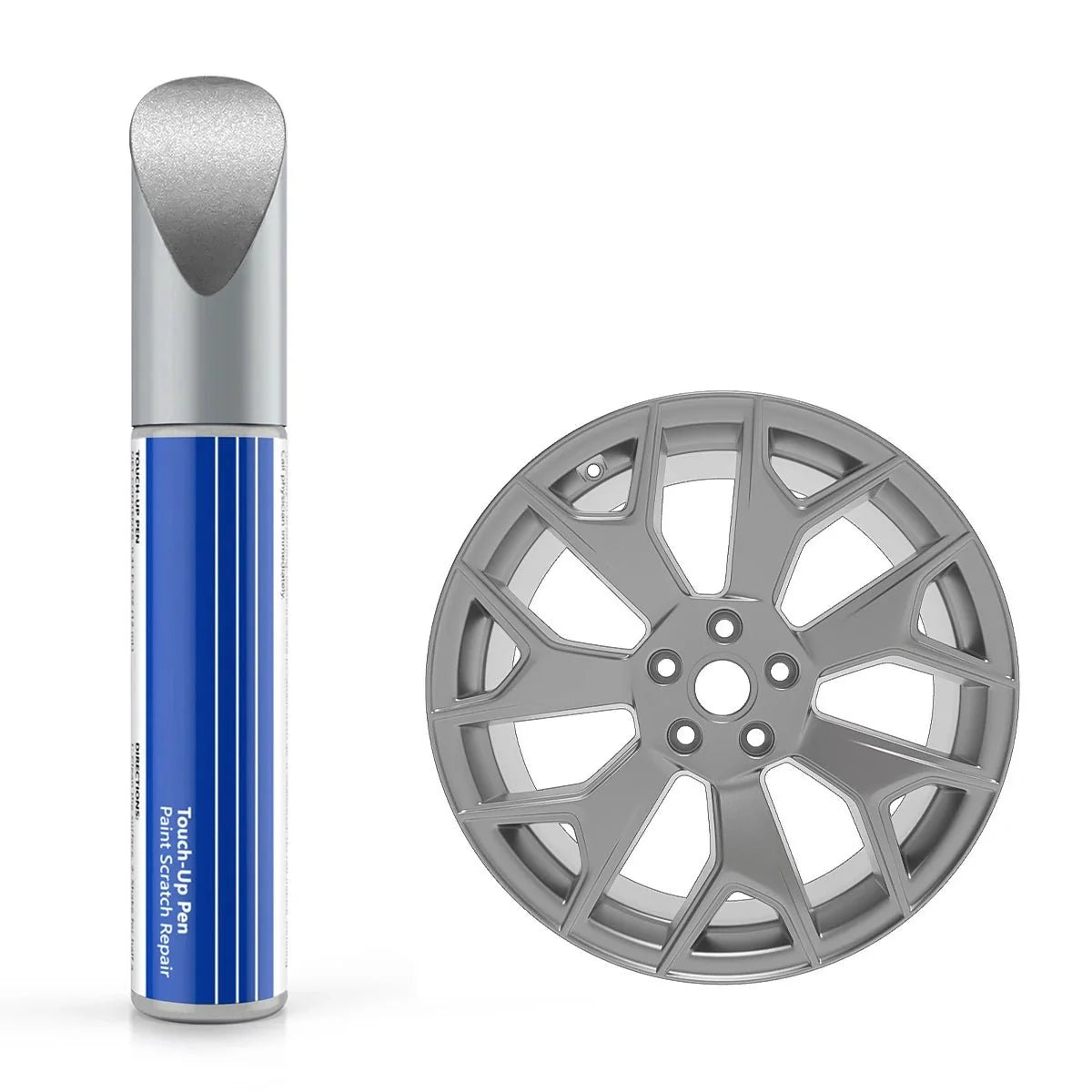 Wheel Rims Touch Up Paint for Tesla 3/Y/S/X/Cybertruck- DIY Curb Rash Repair with Color-matched Touch Up Paint