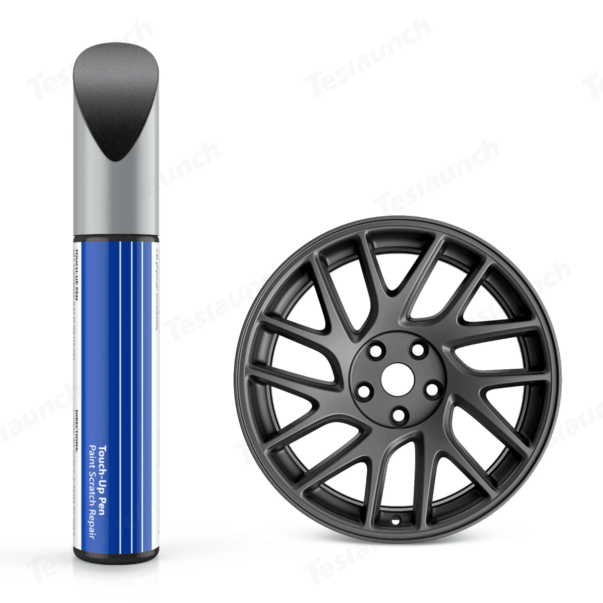 Wheel Rims Touch Up Paint for Tesla 2024+ Model 3 Highland - DIY Curb Rash Repair with Color-matched Touch Up Paint