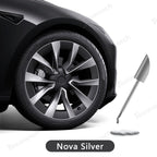 Wheel Rims Touch Up Paint for Tesla 2024+ Model 3 Highland - DIY Curb Rash Repair with Color-matched Touch Up Paint