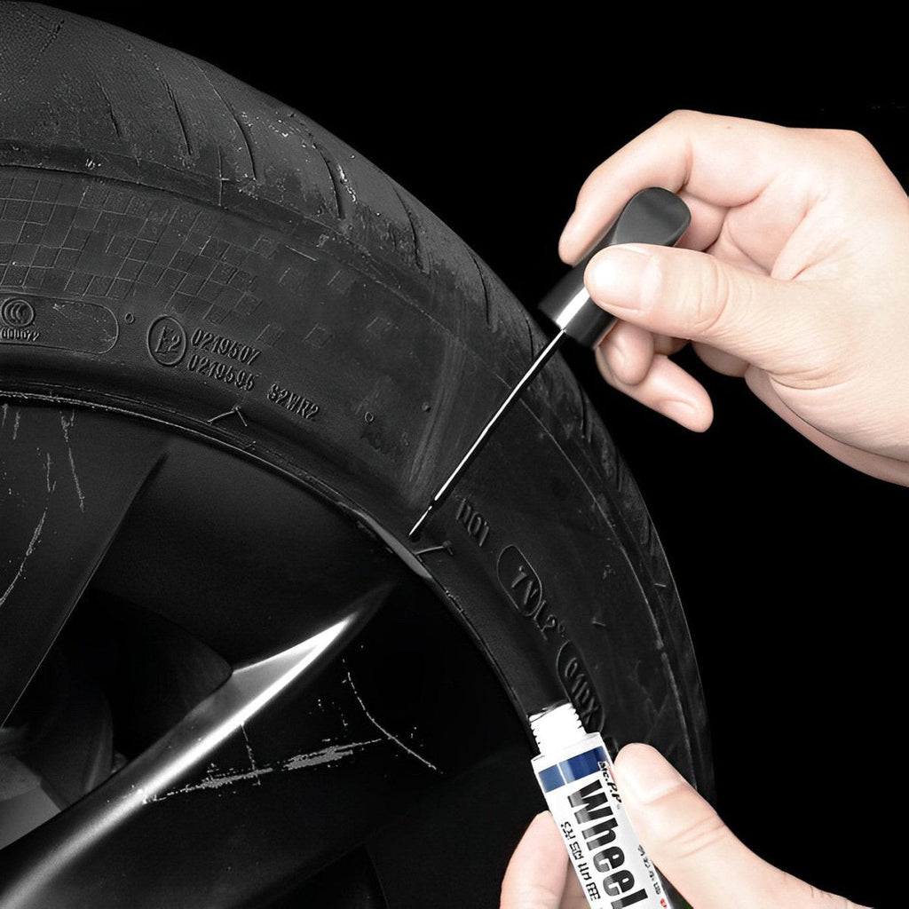 Wheel Rims Touch Up Paint for Tesla 2024+ Model 3 Highland - DIY Curb Rash Repair with Color-matched Touch Up Paint