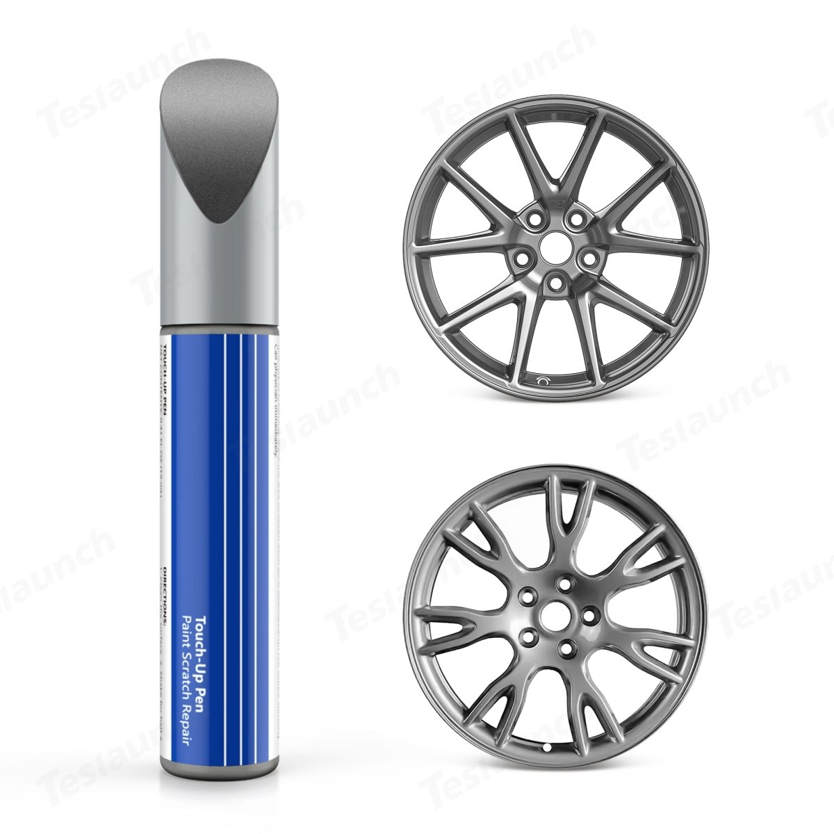 Wheel Rims Touch Up Paint for Tesla 3/Y/S/X/Cybertruck- DIY Curb Rash Repair with Color-matched Touch Up Paint