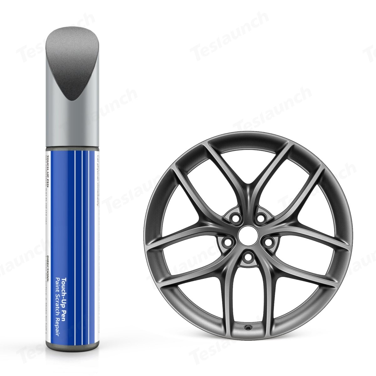 Wheel Rims Touch Up Paint for Tesla 3/Y/S/X/Cybertruck- DIY Curb Rash Repair with Color-matched Touch Up Paint