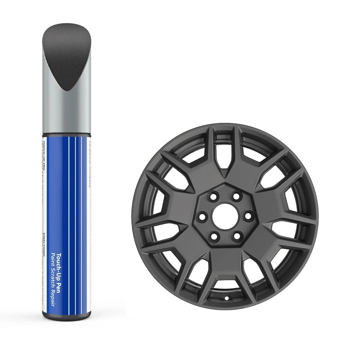Wheel Rims Touch Up Paint for Tesla 3/Y/S/X/Cybertruck- DIY Curb Rash Repair with Color-matched Touch Up Paint