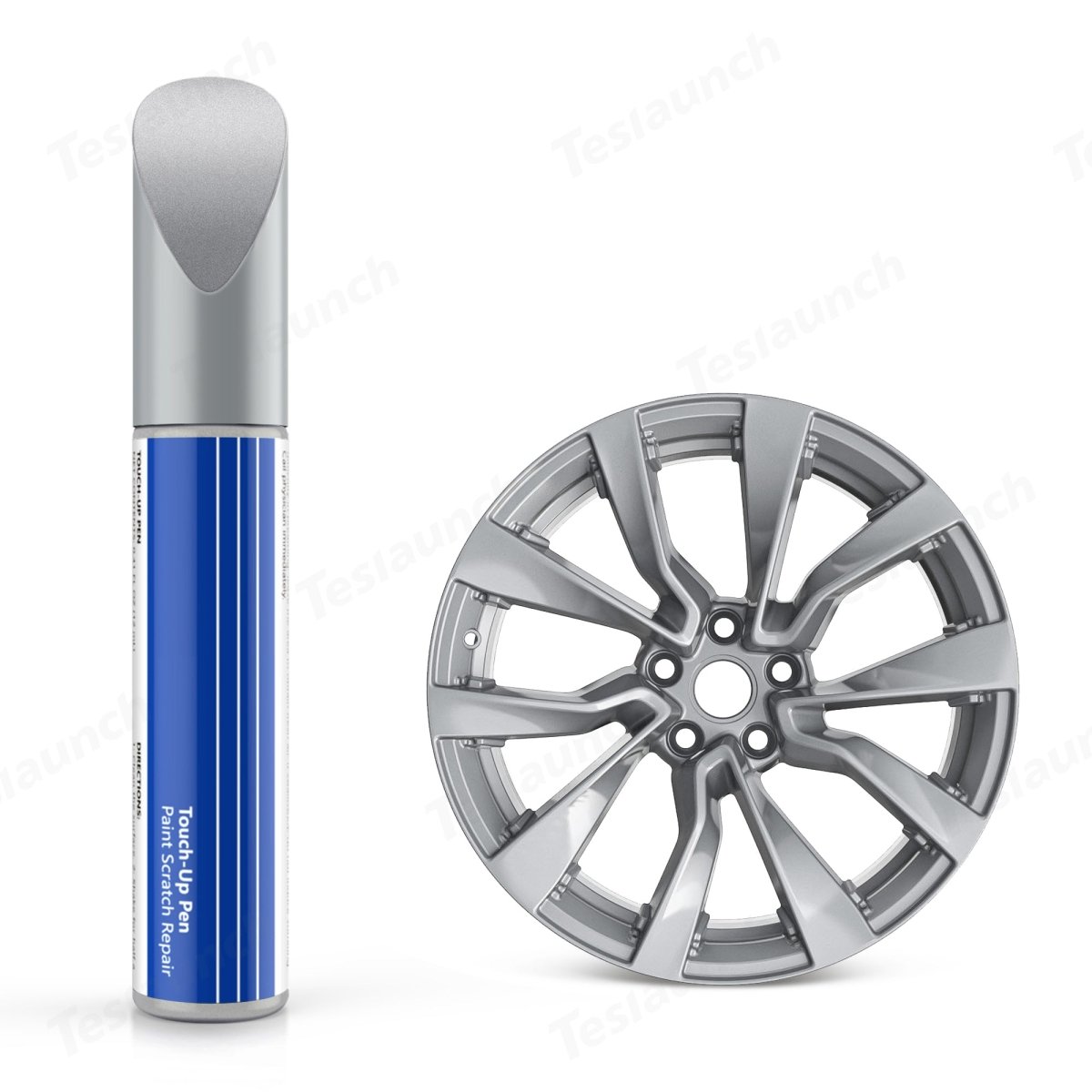 Wheel Rims Touch Up Paint for Tesla 3/Y/S/X/Cybertruck- DIY Curb Rash Repair with Color-matched Touch Up Paint