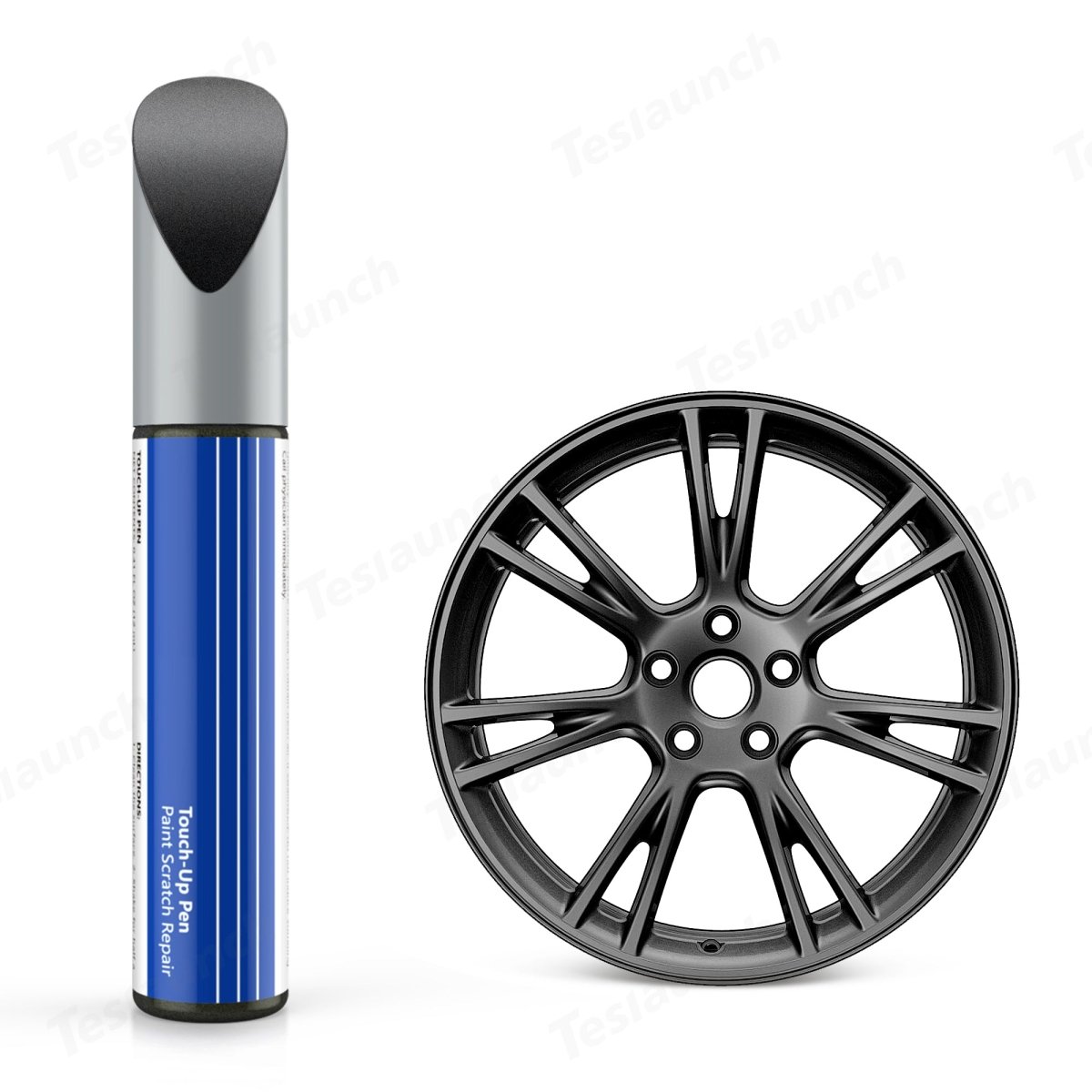 Wheel Rims Touch Up Paint for Tesla 3/Y/S/X/Cybertruck- DIY Curb Rash Repair with Color-matched Touch Up Paint