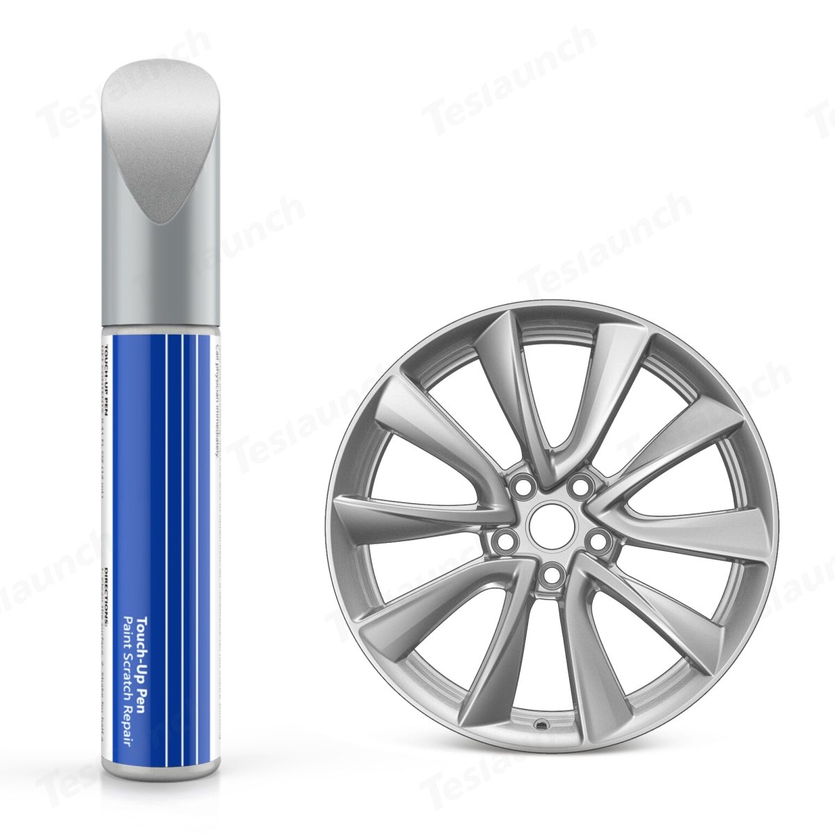 Wheel Rims Touch Up Paint For Tesla Model 3- DIY Curb Rash Repair With Color-Matched Touch Up Paint